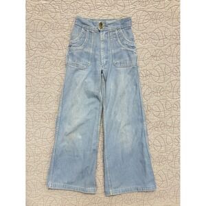 Pentimento Jeans Light Blue VTG 70s Wide Flare Bell Bottom / Womens 8-2